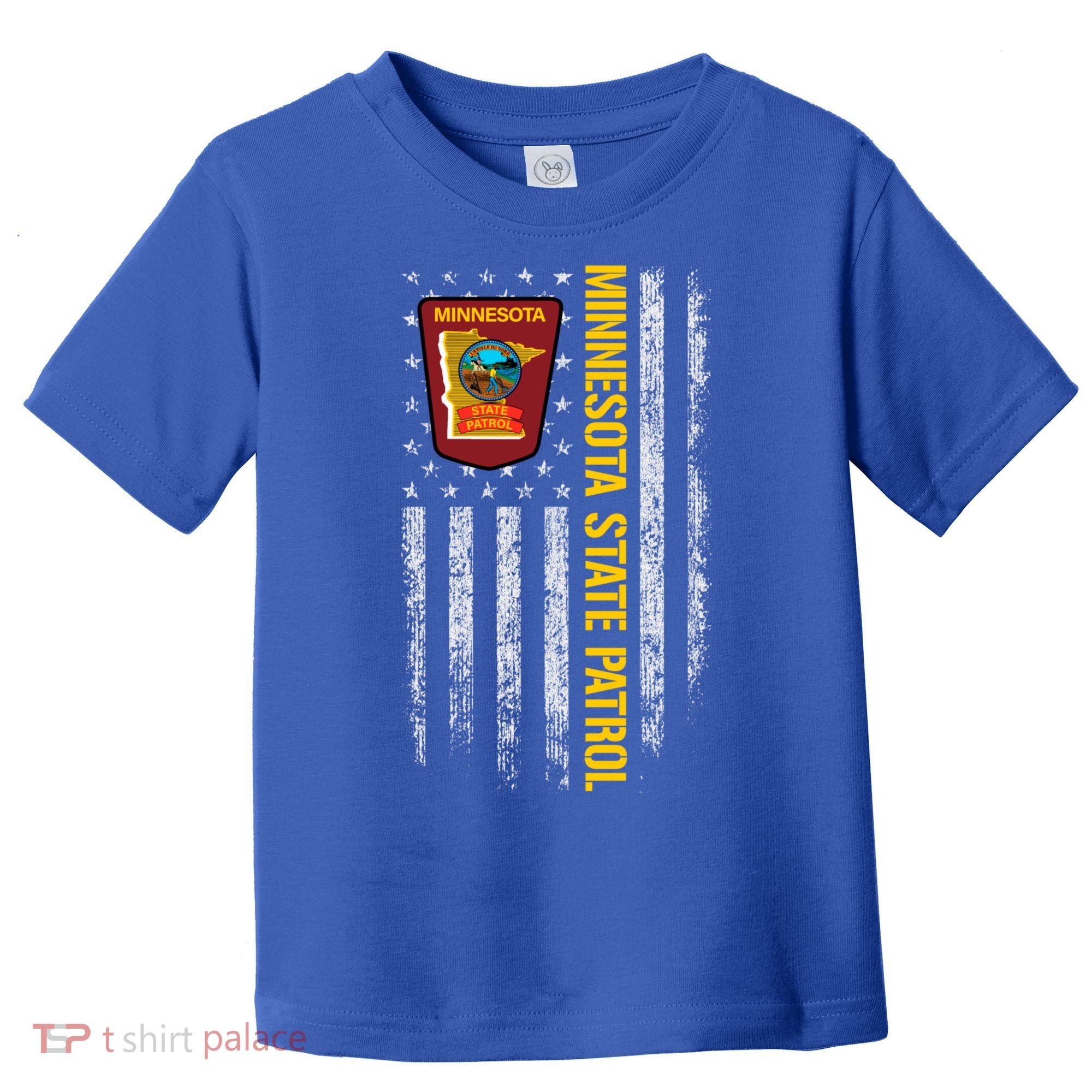 Minnesota State Patrol American Flag Toddler T-Shirt