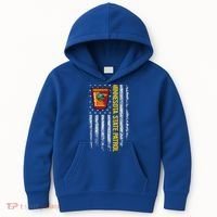 Minnesota State Patrol American Flag Kids Hoodie thumb 0