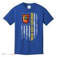 Minnesota State Patrol American Flag Kids T-Shirt thumb 0