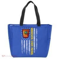 Minnesota State Patrol American Flag Tote Bag thumb 0