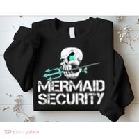 Mermaid Security Pirate Skull Swim Team Swimmer Sweatshirt thumb 2