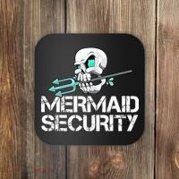 Mermaid Security Pirate Skull Swim Team Swimmer Coaster thumb 0