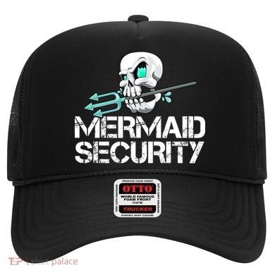 Mermaid Security Pirate Skull Swim Team Swimmer Hat
