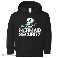 Mermaid Security Pirate Skull Swim Team Swimmer Toddler Hoodie thumb 0