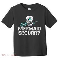 Mermaid Security Pirate Skull Swim Team Swimmer Toddler T-Shirt thumb 0
