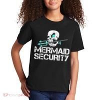 Mermaid Security Pirate Skull Swim Team Swimmer Kids T-Shirt thumb 2