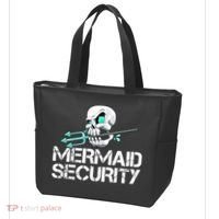 Mermaid Security Pirate Skull Swim Team Swimmer Tote Bag thumb 3