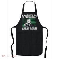 Make St Patricks Day Great Again Funny Trump Beer Drinking Apron thumb 0