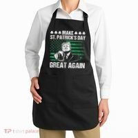 Make St Patricks Day Great Again Funny Trump Beer Drinking Apron thumb 2