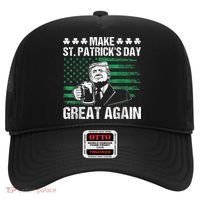 Make St Patricks Day Great Again Funny Trump Beer Drinking Hat thumb 0