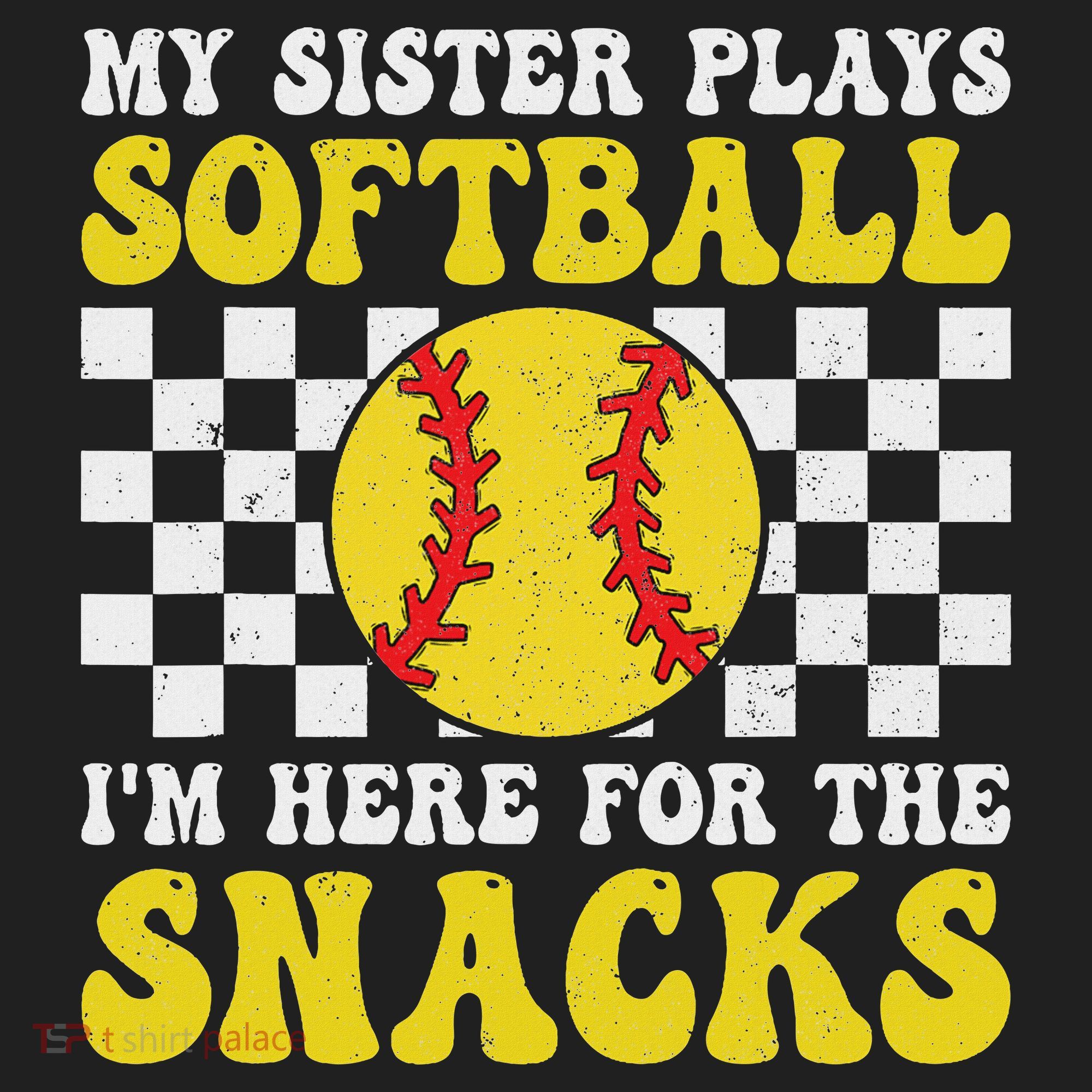 My Sister Plays Softball I'm Here For The Snacks Brother Beanie