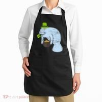 Manatee St. Patricks Day Apron thumb 2