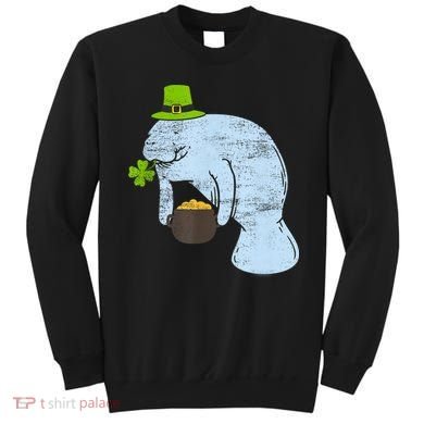 Manatee St. Patricks Day Sweatshirt