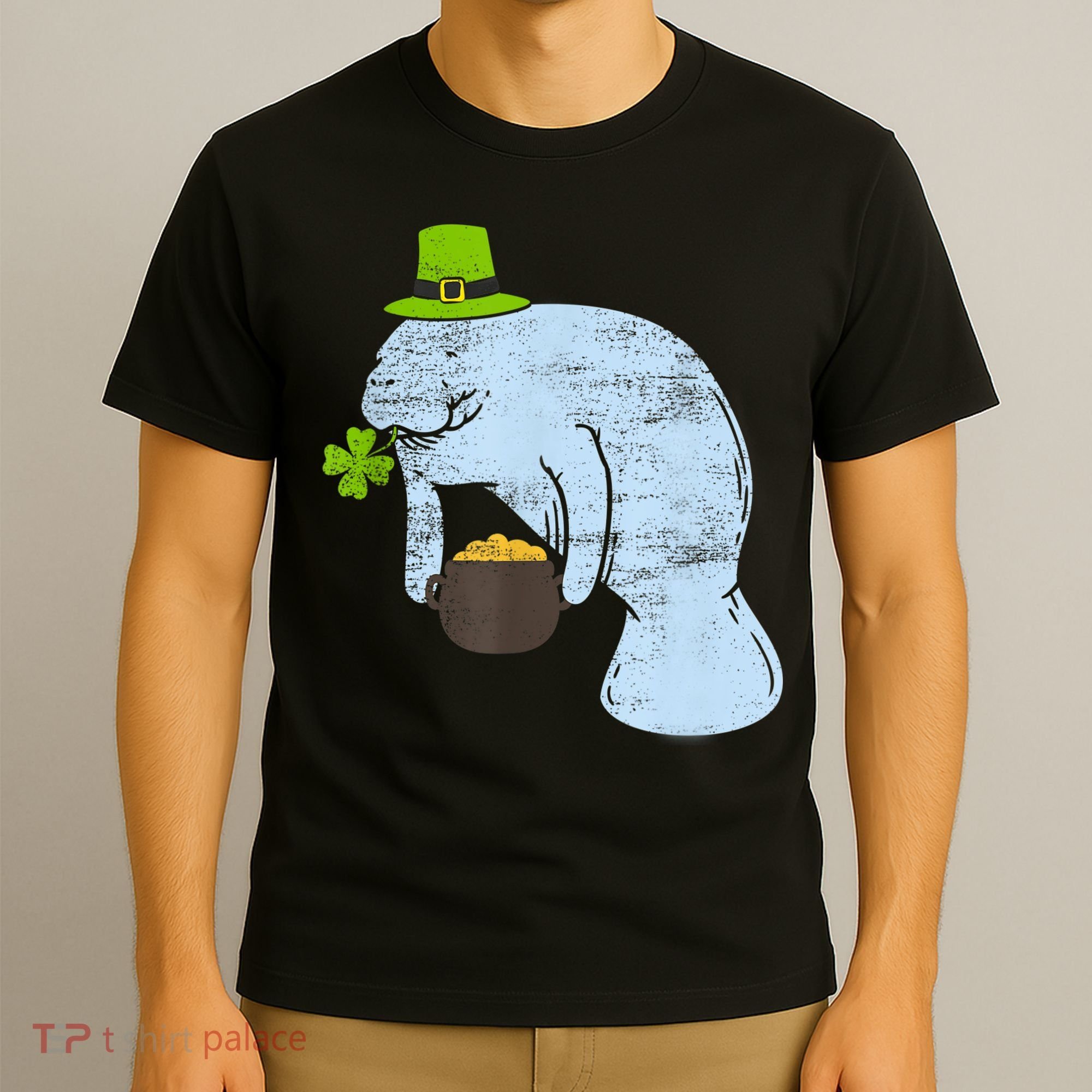 Manatee St. Patricks Day T-Shirt