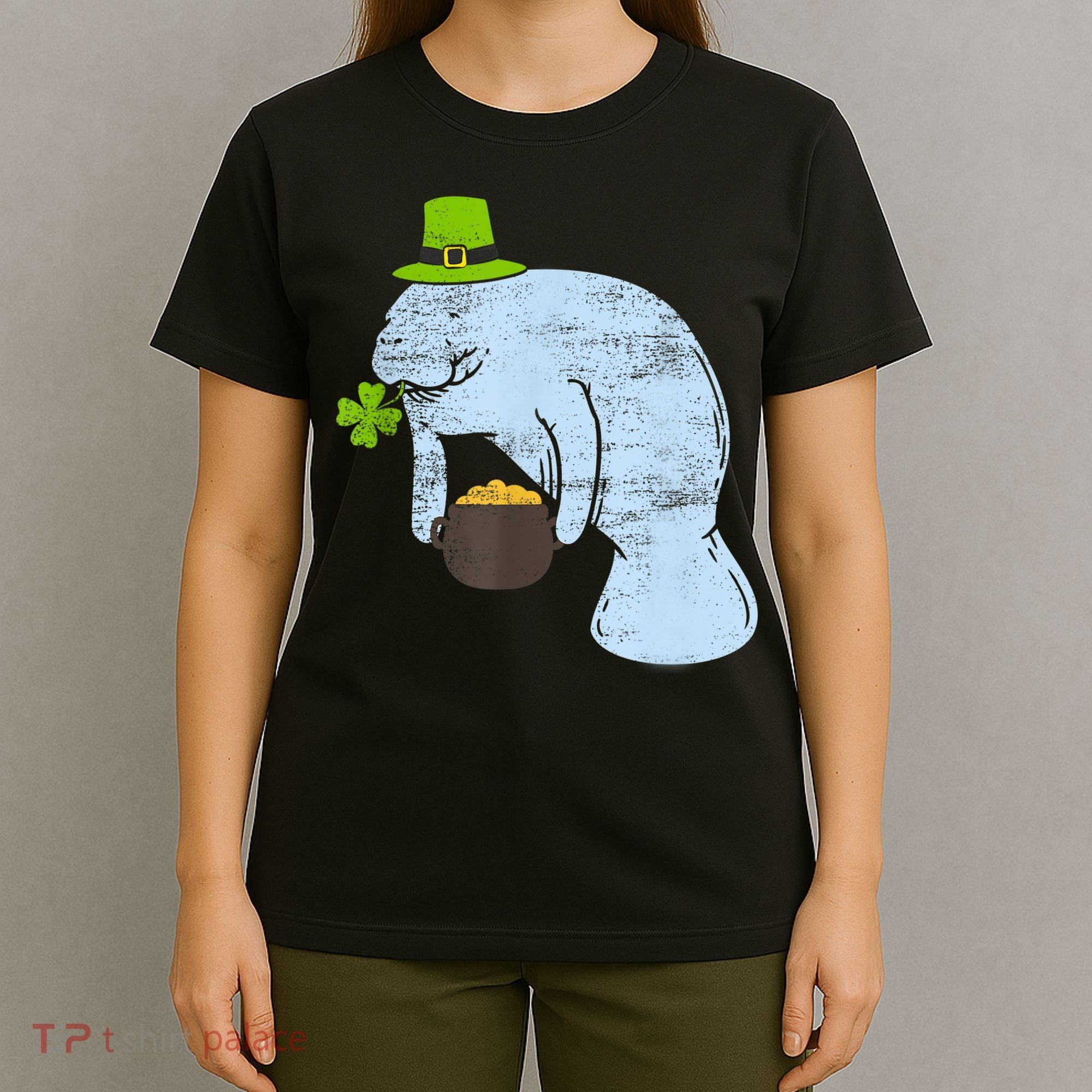 Manatee St. Patricks Day T-Shirt