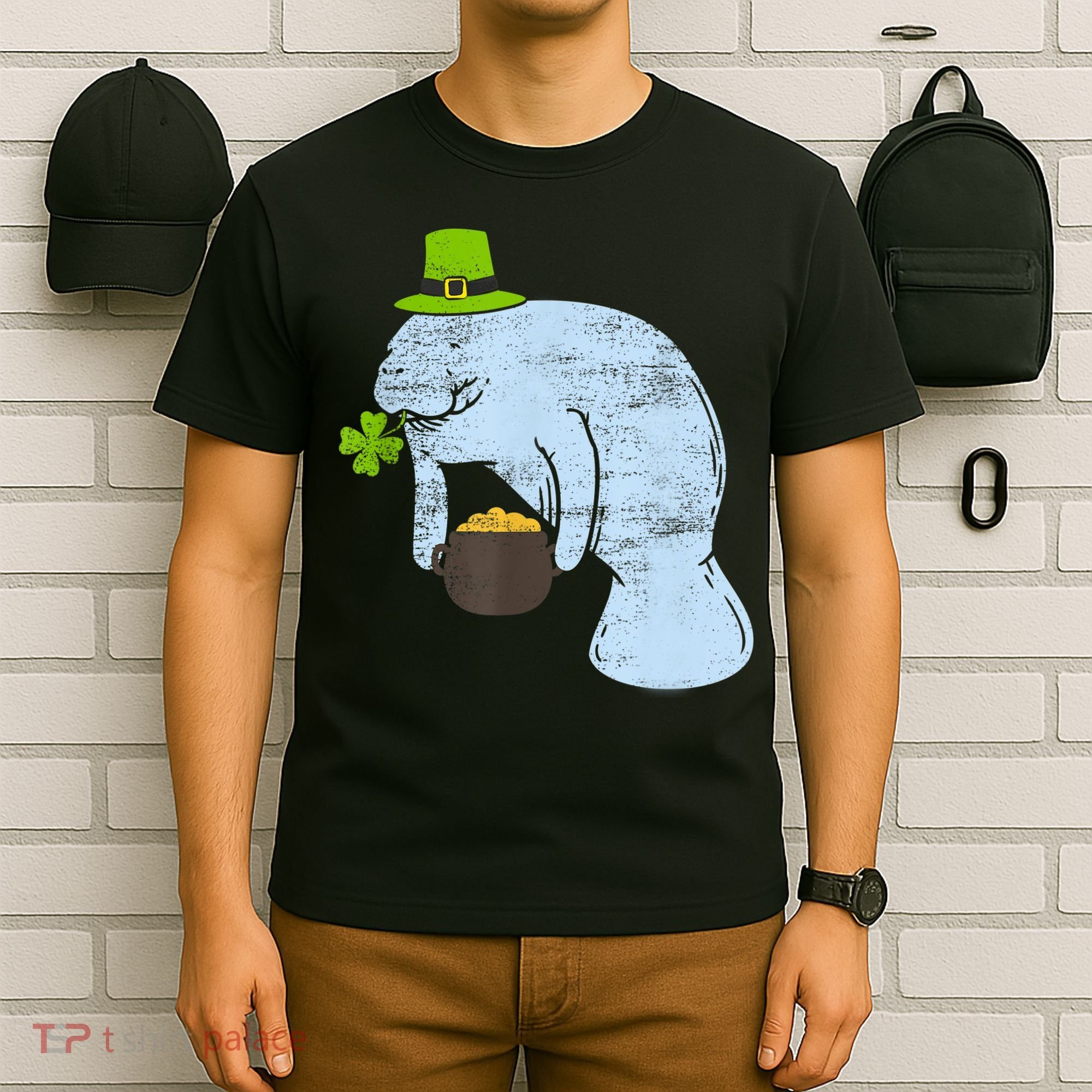 Manatee St. Patricks Day T-Shirt