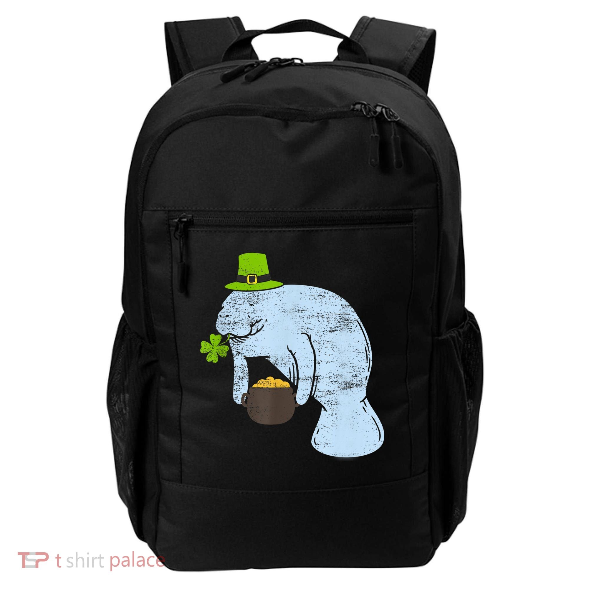 Manatee St. Patricks Day Backpack