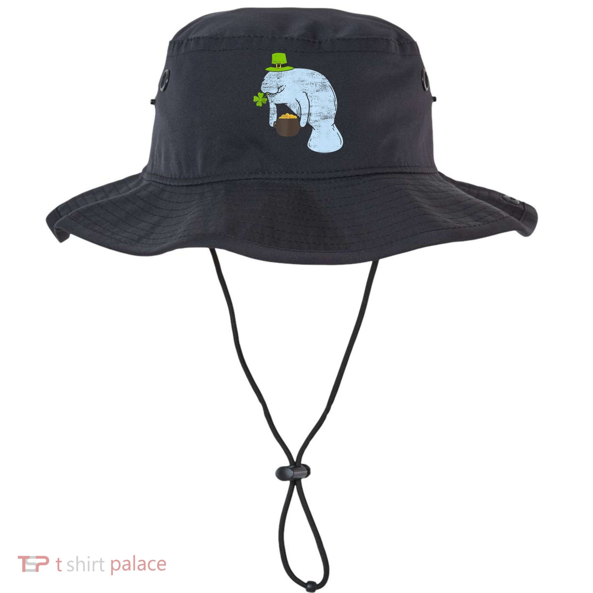 Manatee St. Patricks Day Bucket Hat