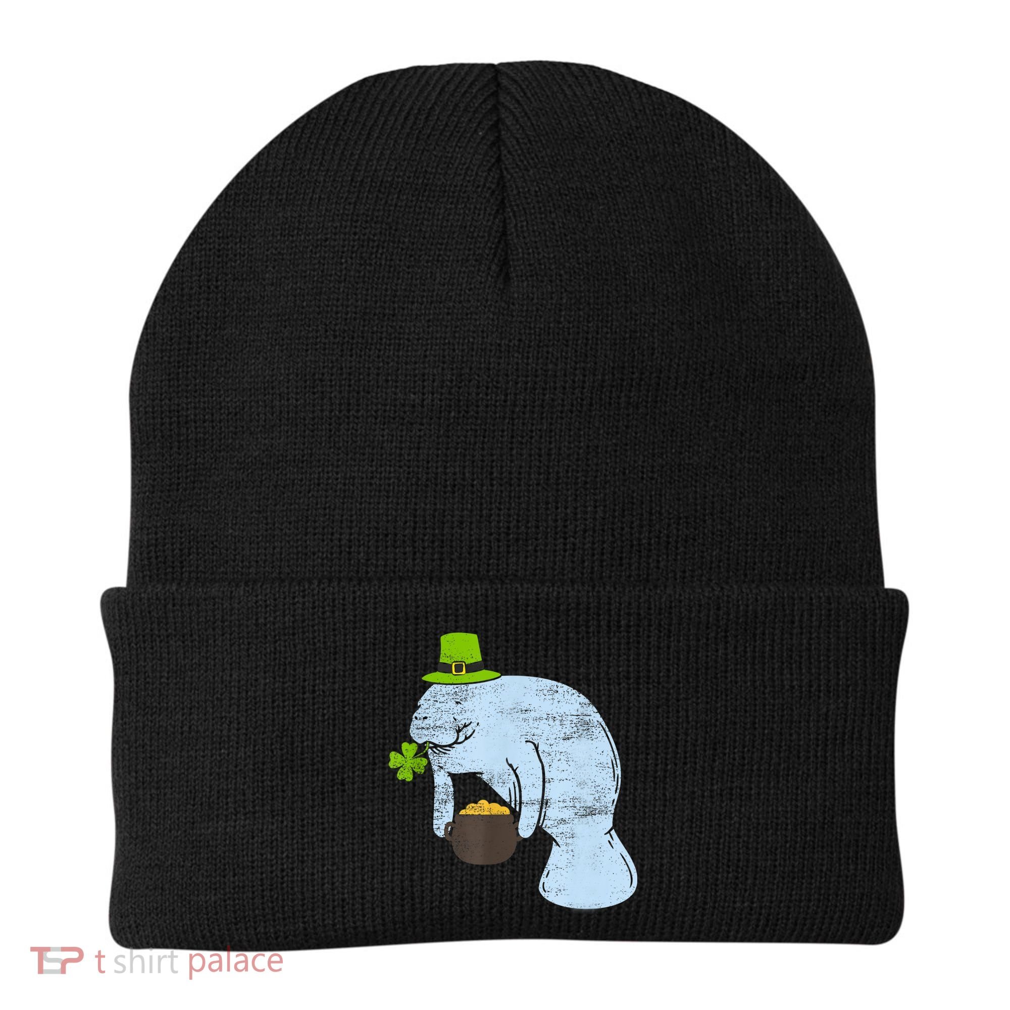 Manatee St. Patricks Day Beanie