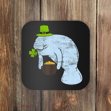 Manatee St. Patricks Day Coaster