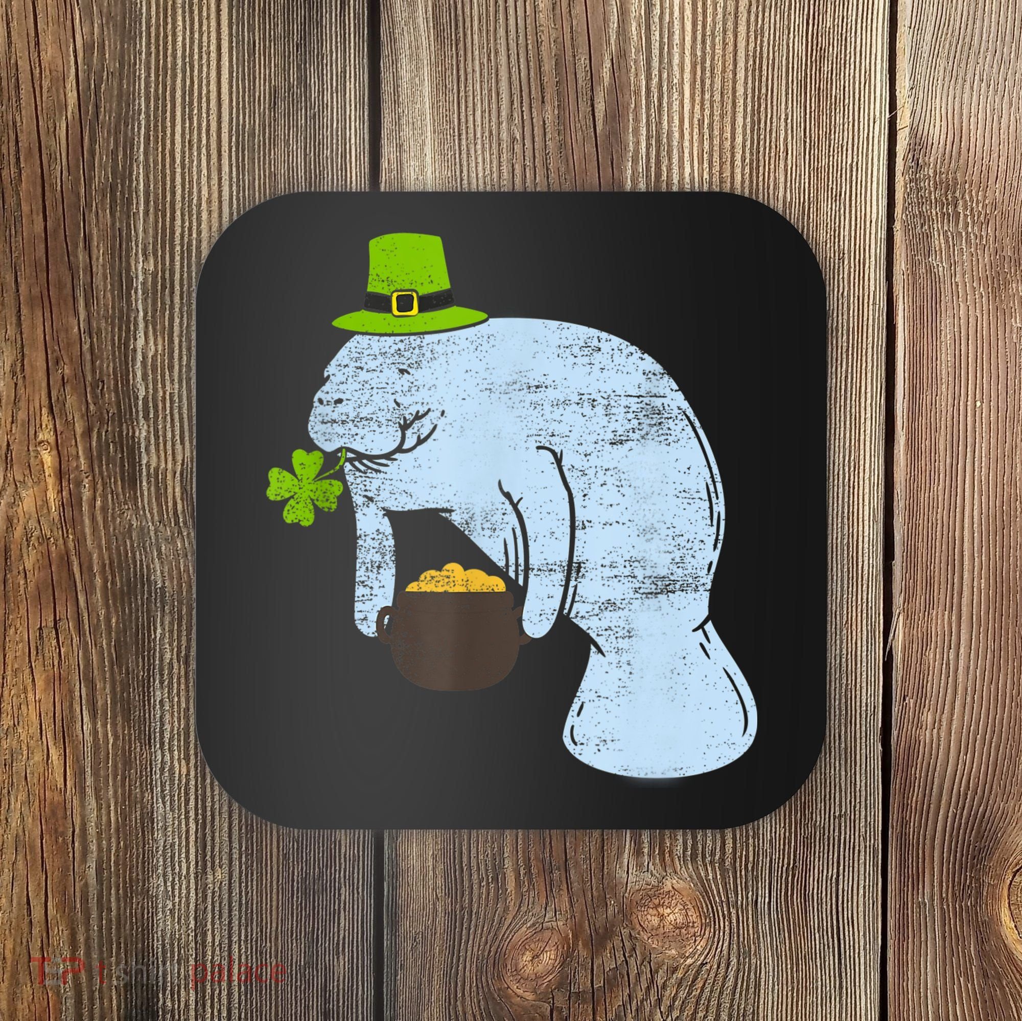 Manatee St. Patricks Day Coaster