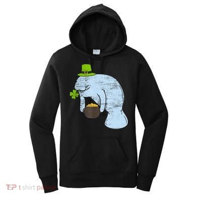 Manatee St. Patricks Day Women's Hoodie