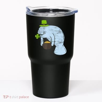 Manatee St. Patricks Day Tumbler