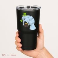 Manatee St. Patricks Day Tumbler thumb 2