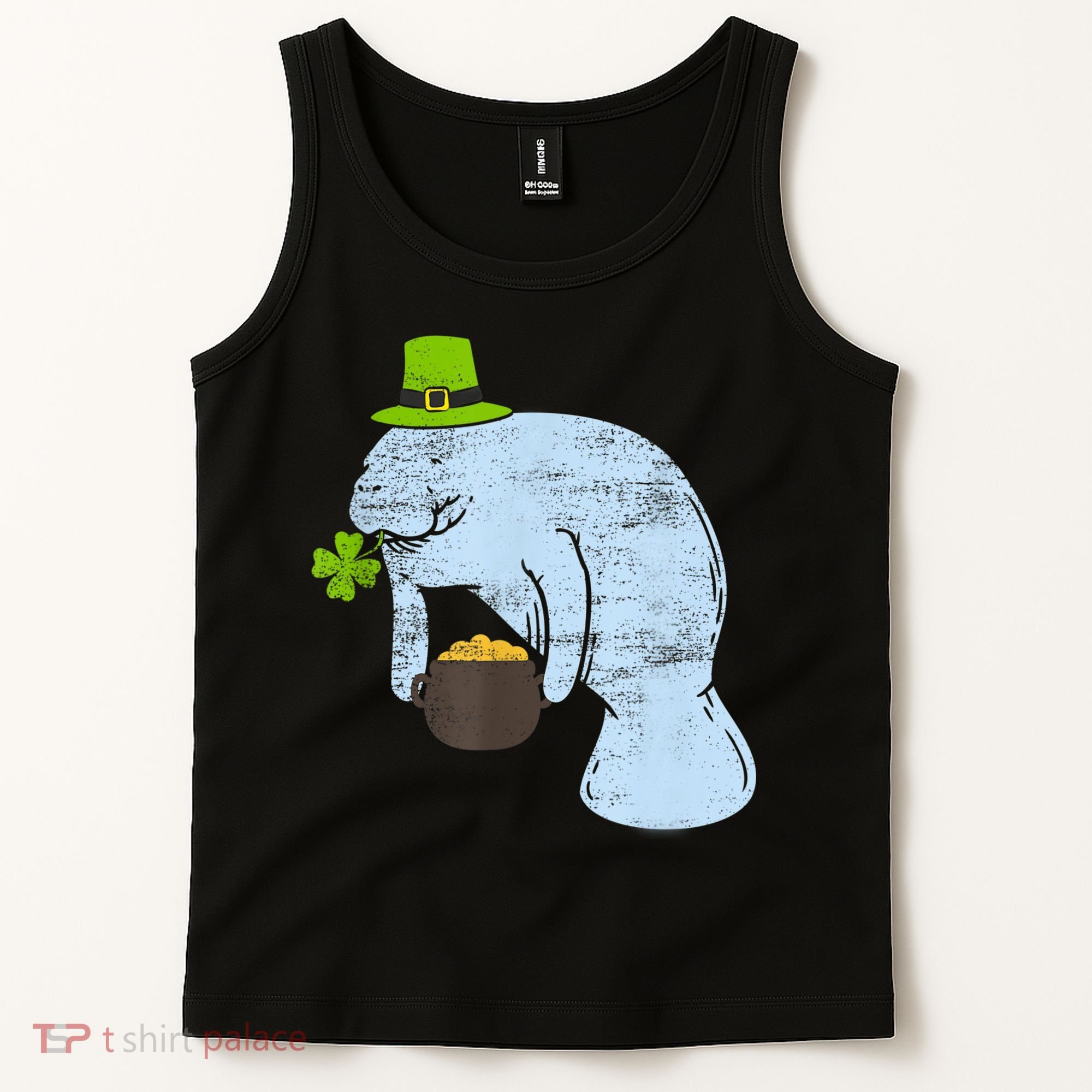 Manatee St. Patricks Day Tank Top