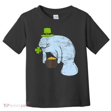 Manatee St. Patricks Day Toddler T-Shirt