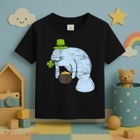 Manatee St. Patricks Day Toddler T-Shirt thumb 3