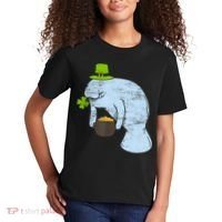 Manatee St. Patricks Day Kids T-Shirt thumb 2