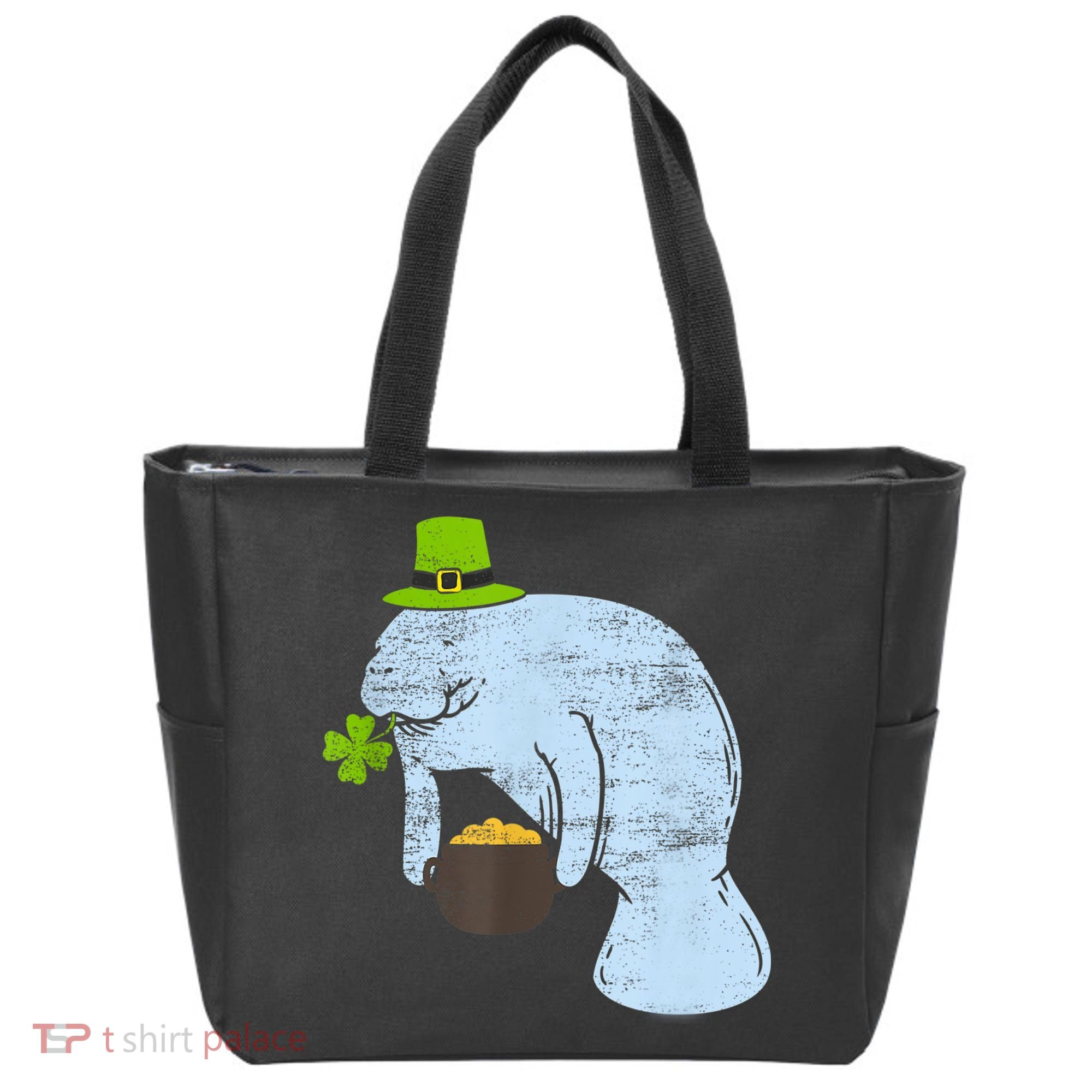 Manatee St. Patricks Day Tote Bag