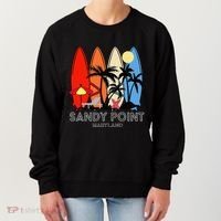 Maryland Sandy Point Retro Surfer Women's Sweatshirt thumb 0