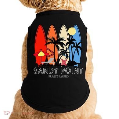 Maryland Sandy Point Retro Surfer Doggie Tank