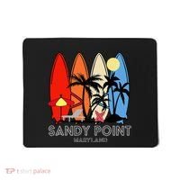 Maryland Sandy Point Retro Surfer Mousepad thumb 0