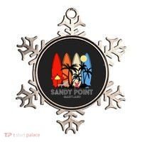 Maryland Sandy Point Retro Surfer Ornament thumb 0