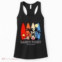 Maryland Sandy Point Retro Surfer Women's Tank Top thumb 0