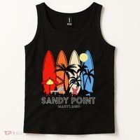 Maryland Sandy Point Retro Surfer Tank Top thumb 2
