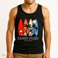 Maryland Sandy Point Retro Surfer Tank Top thumb 3