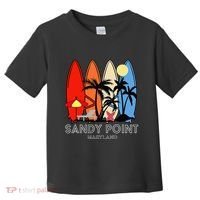 Maryland Sandy Point Retro Surfer Toddler T-Shirt thumb 0