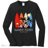 Maryland Sandy Point Retro Surfer Women's Long Sleeve Shirt thumb 0
