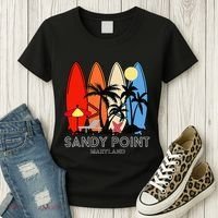 Maryland Sandy Point Retro Surfer Women's T-Shirt thumb 3
