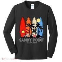 Maryland Sandy Point Retro Surfer Kids Long Sleeve Shirt thumb 0
