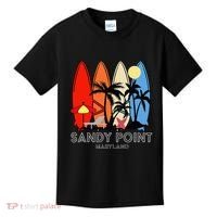 Maryland Sandy Point Retro Surfer Kids T-Shirt thumb 0