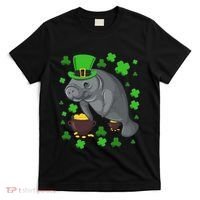 Manatee St Patricks Day Manatees Chubby Mermaid T-Shirt thumb 0