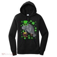Manatee St Patricks Day Manatees Chubby Mermaid Women's Hoodie thumb 0