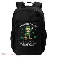 Make St Patricks Day Great Again Trump Leprechaun Backpack thumb 0