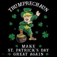 Make St Patricks Day Great Again Trump Leprechaun Tote Bag thumb 4