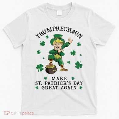 Make St Patricks Day Great Again Trump Leprechaun T-Shirt
